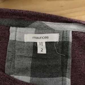 Faux double layer top w/ Tie back detail